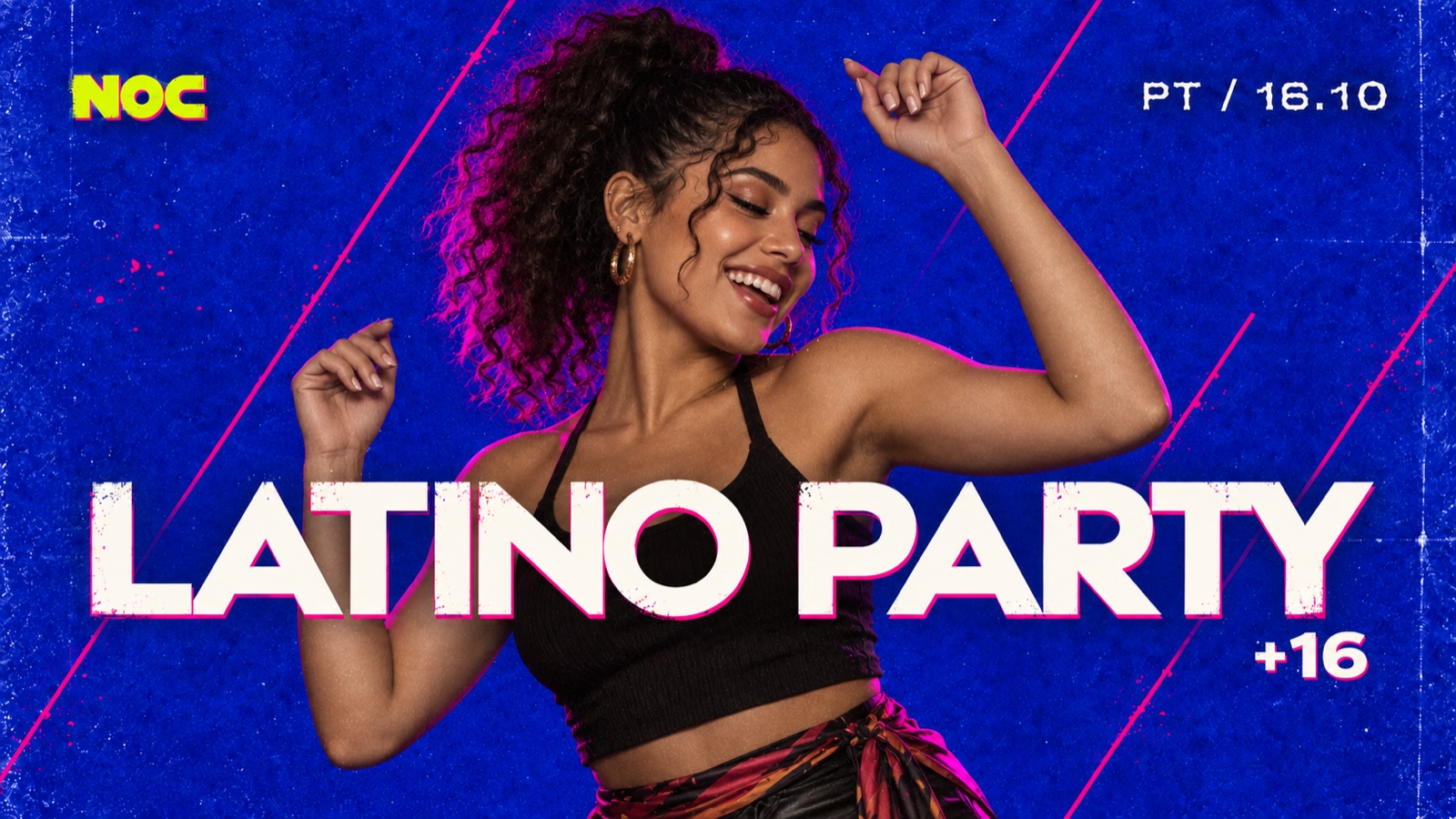 Plakat: Latino Party, 16.10